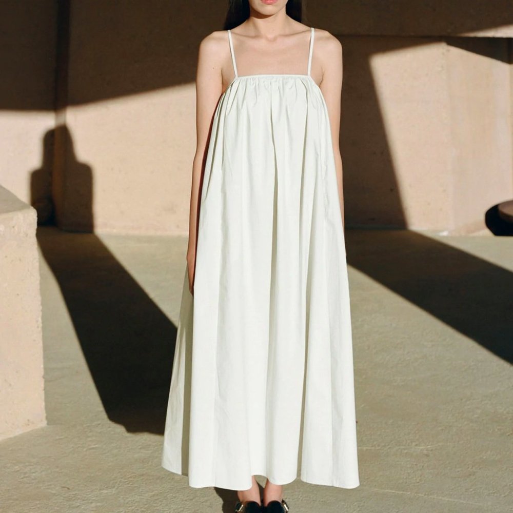 Shaina Mote Hyeres Dress in Salt